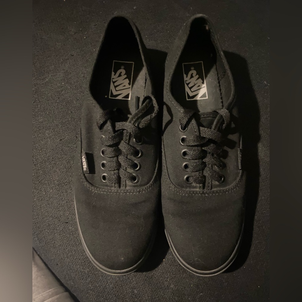 All black vans